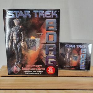 VINTAGE Star Trek Borg 1996 Interactive Movie w/ Box (no Manual)